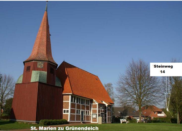 Wohnen Im Alten Land Gruenendeich Экстерьер фото